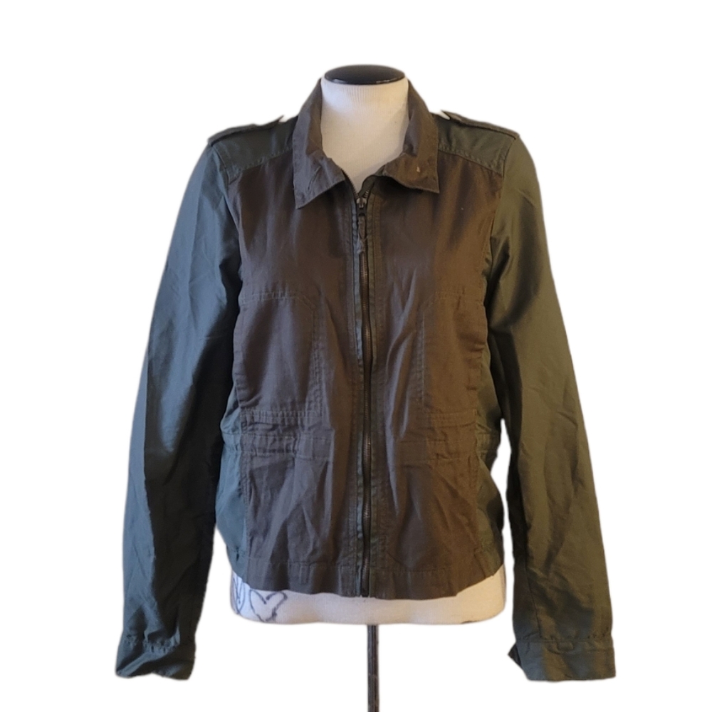 Lucky Brand Olive Green Uniform Style Jacket M